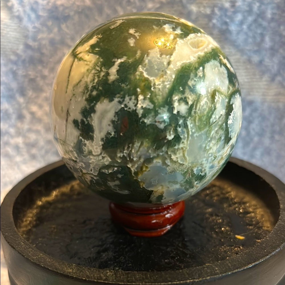 Moss Agate Sphere